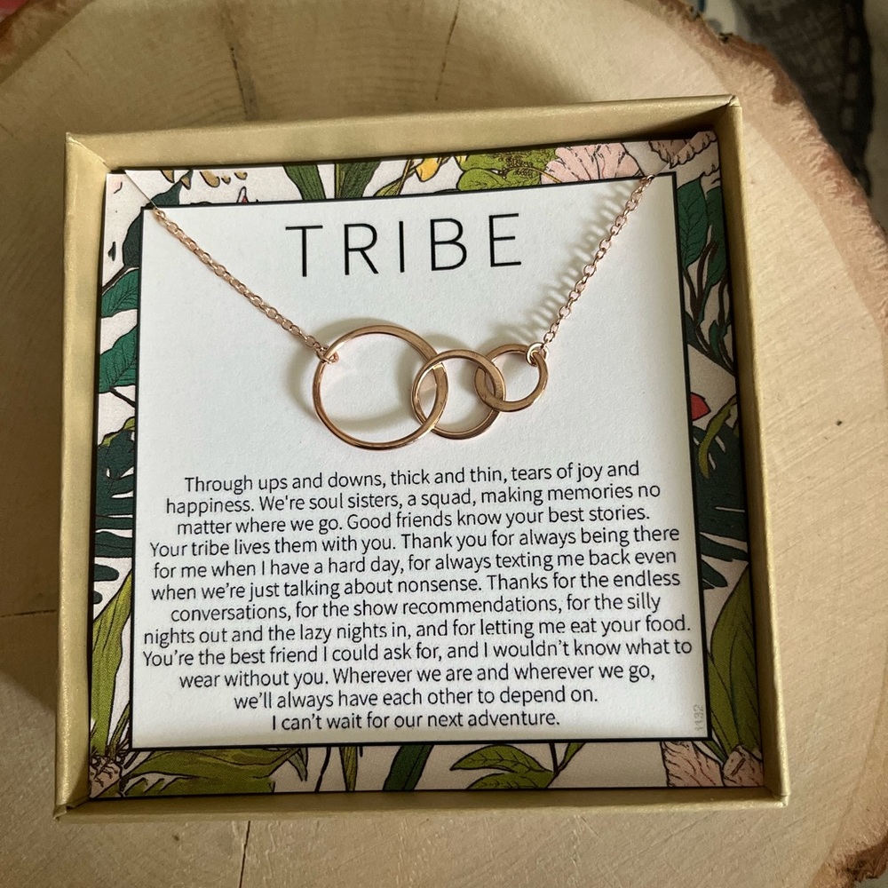 New in Box Never worn Dear Ava Rose Gold Plated Tribe Necklace.